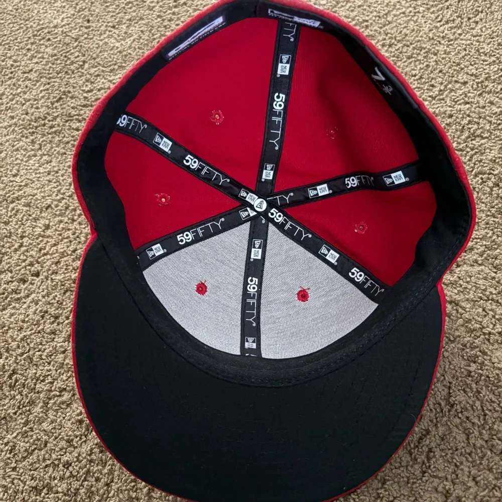 Red Baseball Cap - Picture 4 of 6